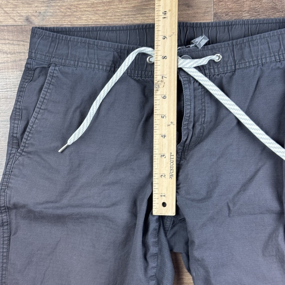 Vuori Ripstop Pants Womens Medium Rise And Shine Organic Cotton Gray Flaw - Picture 6 of 10